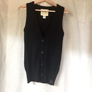 Black Sweater Vest